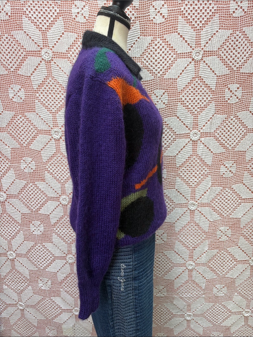 Vintage Lei Condotti Mohair Blend Sweater Sz M - Picture 7 of 11